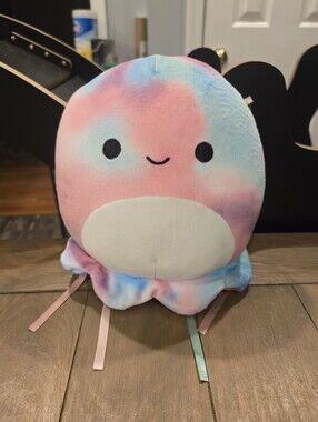 Tie-Dye Pastel Pink & Blue Squishmallows Jellyfish Plush